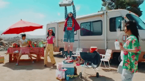 Camping Dance Party GIF by ATARASHII GAKKO! - Find & Share on GIPHY
