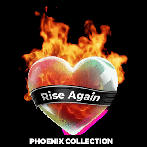 Phoenix Fire Heart GIF by This is The Remix