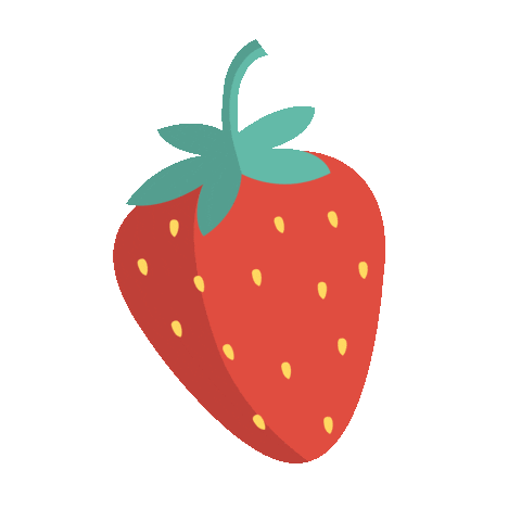 wallpapers Transparent Strawberry Gif text farmer sticker by husare for ios