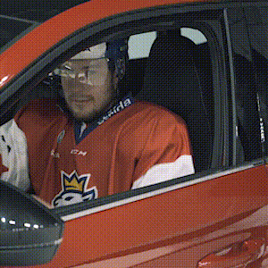SKODACZ fun car hockey win GIF