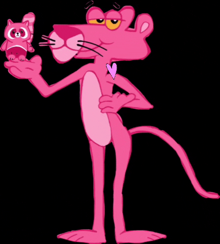 Pink Panther Heart GIF - Find & Share on GIPHY