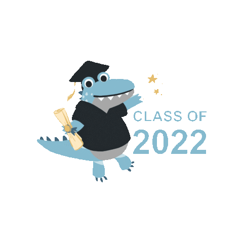 Graduation Alligator Sticker by bcgators