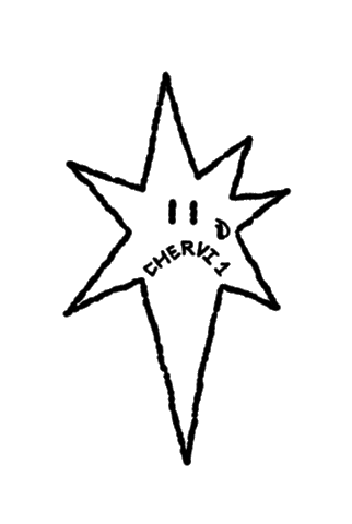 Sad Star Sticker