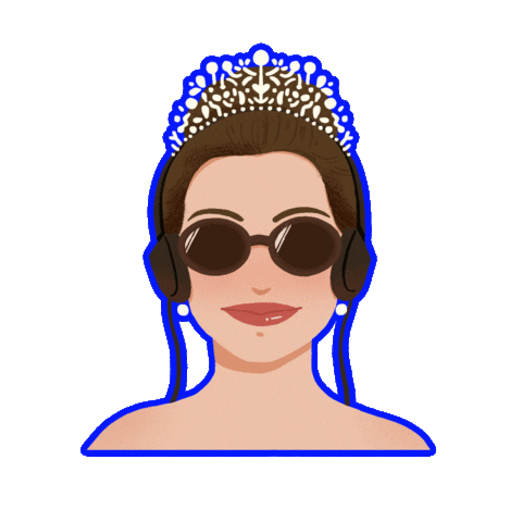 Anne Hathaway Sunglasses Sticker by Disney+