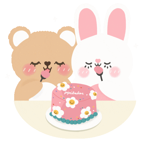 Birthday Cake Happy Bday Sticker