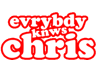 Everybody Knows Chris Sticker