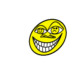 Happy Smiley Face Sticker