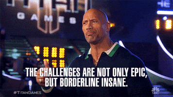 the challenges are not only epic but borderline insane GIF by The Titan Games