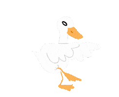 Ballet Goose Sticker