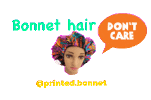 Long Hair Sticker by Printed Bonnet