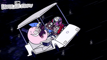 Scared Regular Show GIF by Cartoon Network