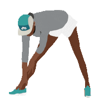 Blackwomen Running Sticker by Aldri Sur