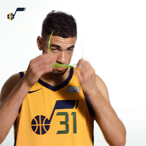 georges niang styling GIF by Utah Jazz