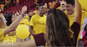 Go Team Cheer GIF by Arizona State University