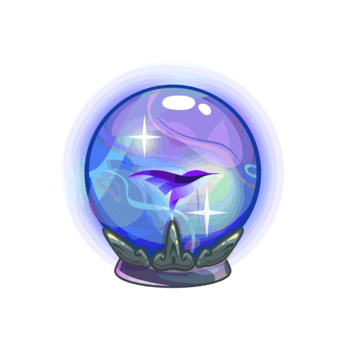 Crystal Ball Crystals Sticker by Syncspert