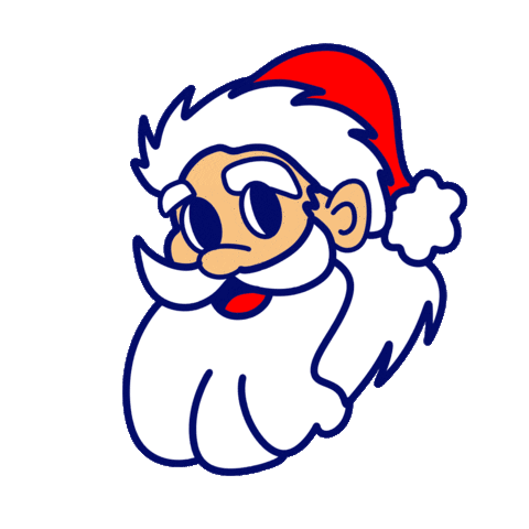 Santa Claus Christmas Sticker by Level Up SG