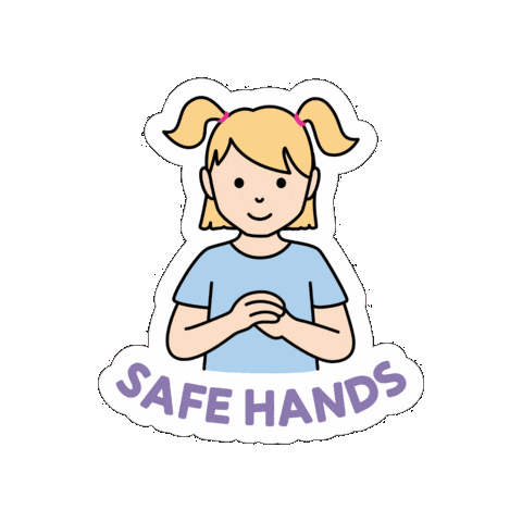 Safehands Behinderung Sticker by KCNB1