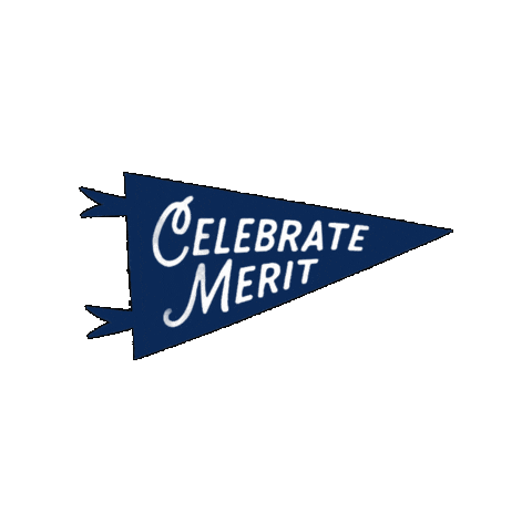 Pennant Merit Sticker by ProperMountainWoman