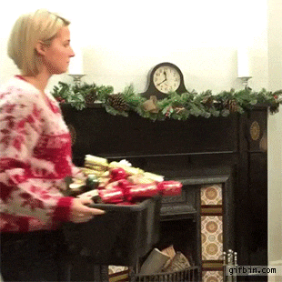 decorating christmas tree GIF - decorating christmas tree GIF