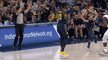excited pumped up GIF by Indiana Pacers