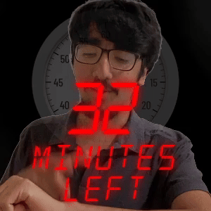 32 minutes left