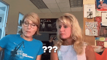 Confused Question GIF by Chicks on the Right