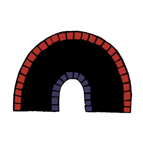 Rainbow Tiles Sticker by Drifter Coffee