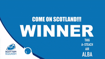 Scotland Win GIF by Scottish Squash