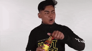 It Burns Hot Sauce GIF by Guava Juice