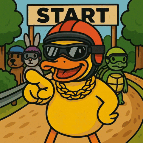 Money Crypto GIF by Duck Race GP