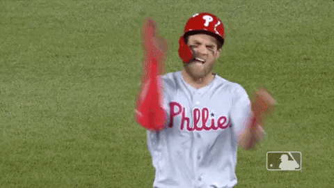 Phillies-bryce-harper GIFs - Find & Share on GIPHY