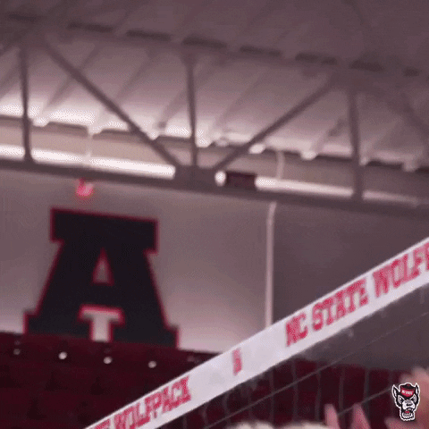 Block Reaction GIF by NC State Athletics
