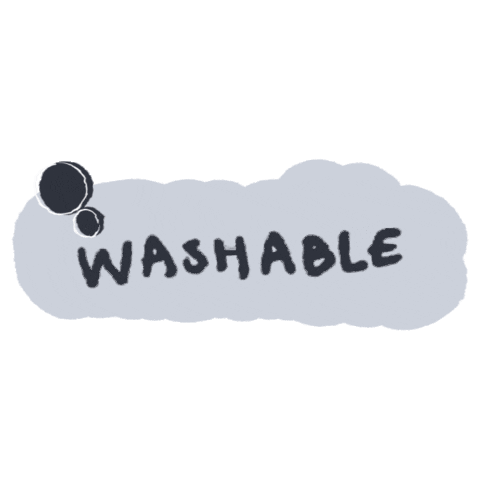 Bubbles Washing Machine Sticker by kaylagriffindesign