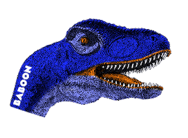 Dinosaur Dino Sticker by BABOON
