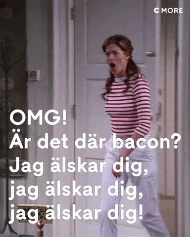 will & grace bacon GIF by TV4