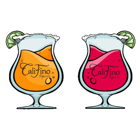 Drink Cheers Sticker by CaliFino Tequila