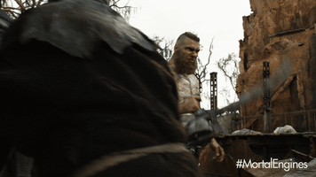 london fight GIF by Mortal Engines Movie
