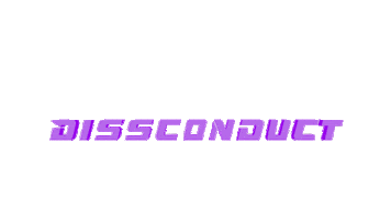 Dissconduct Sticker by Randy Doms