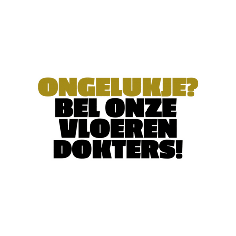 De Vloeren Dokters Sticker