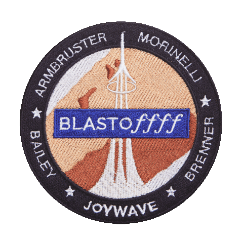 Patch Blastoff Sticker by Joywave