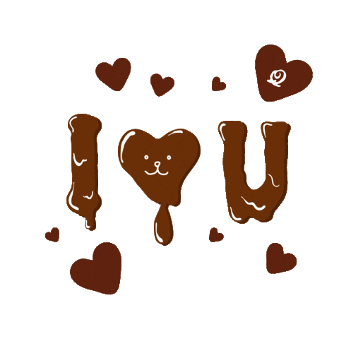 Chocolate Love Sticker by Q-pot.