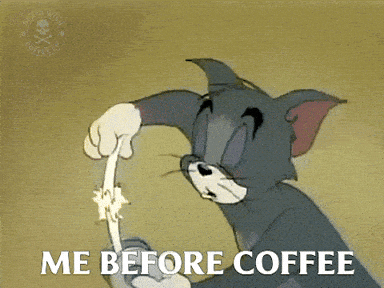 Tired Tom And Jerry GIF by Death Wish Coffee