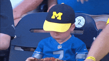 Detroit Lions Eating GIF by ESPN