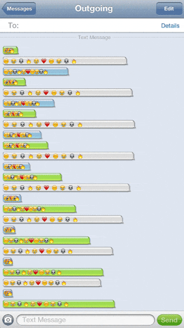 Text Emoji GIF by PERFECTL00P