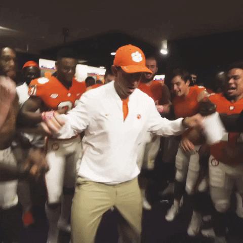 College Sports Dancing GIF by Clemson Tigers - Find & Share on GIPHY