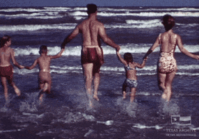 Gulf Of Mexico Beach GIF by Texas Archive of the Moving Image