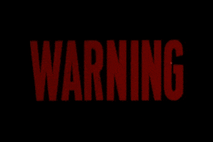 warning beware warning sign