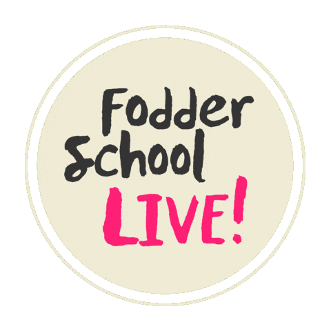 Fodder School Sticker by willaworkshops