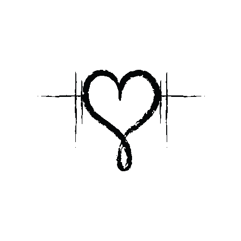 White Heart Sticker by Hydrus Poetry