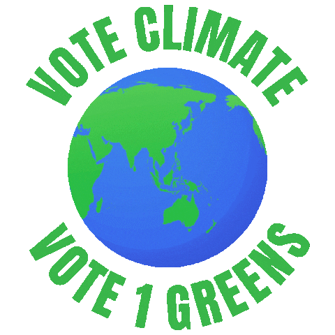 World Earth Sticker by Australian Greens